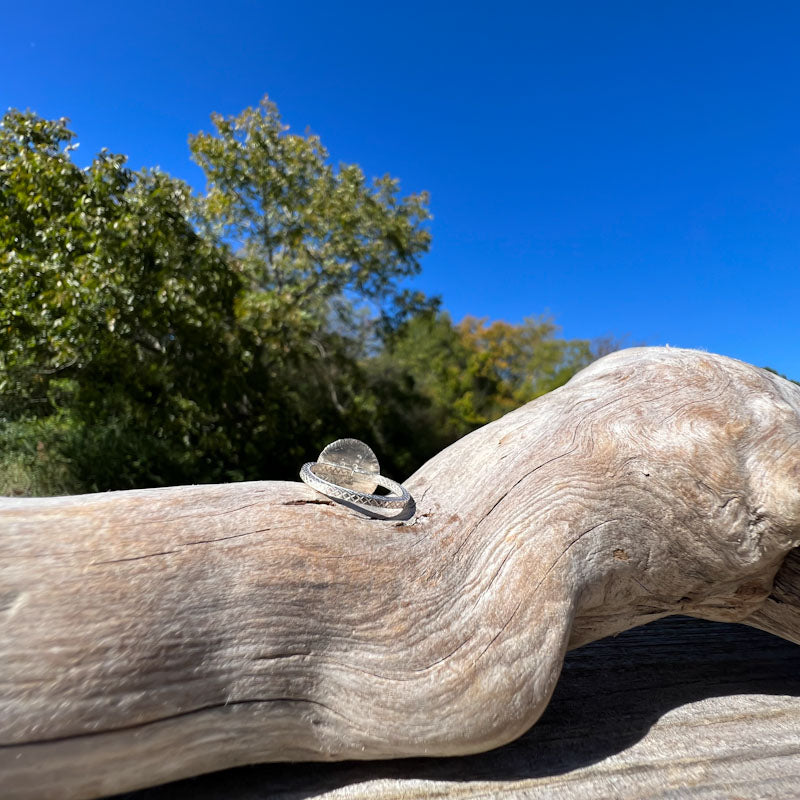 Blue For You - Sterling Silver Ring