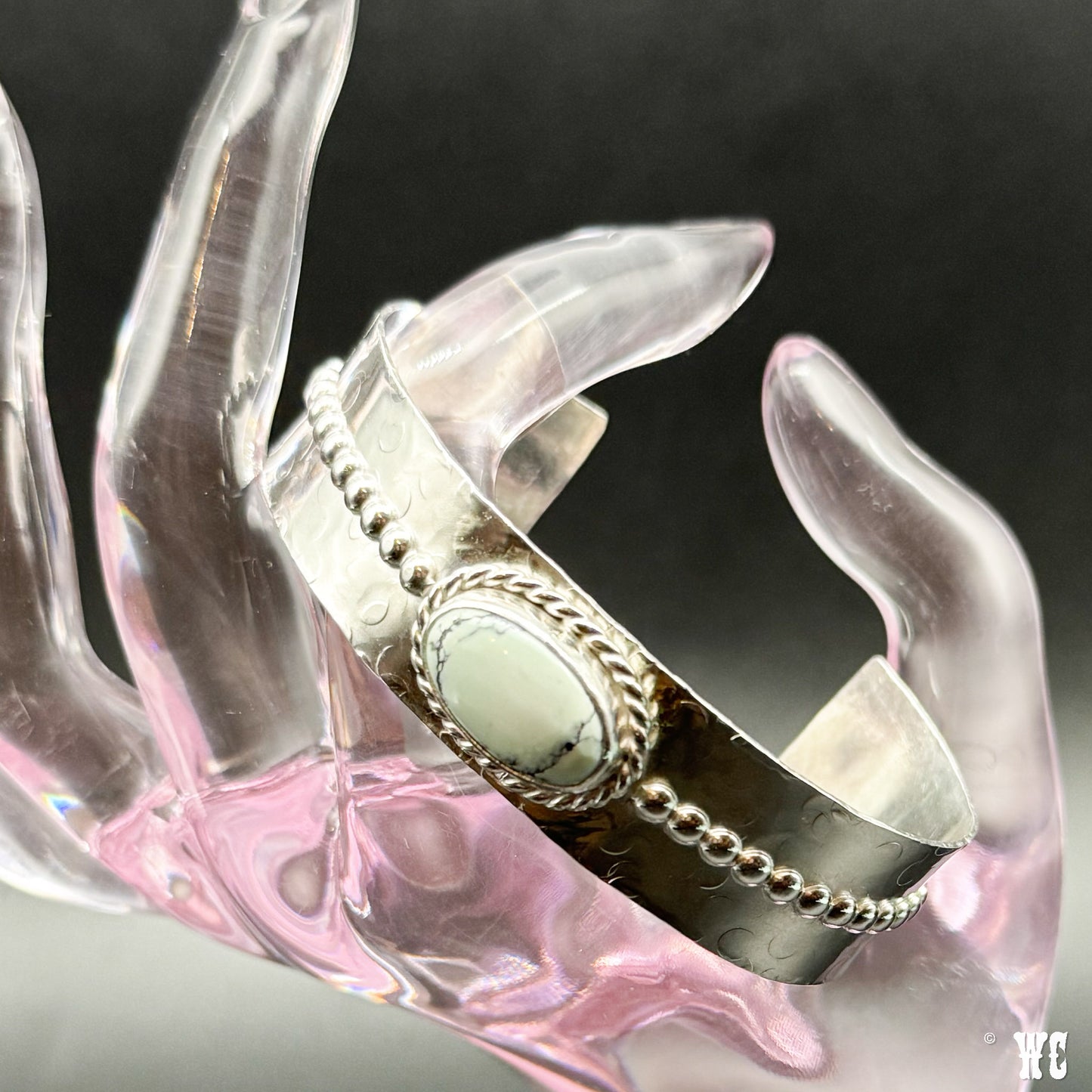 Full Circle - Sterling Silver + Variscite Bracelet