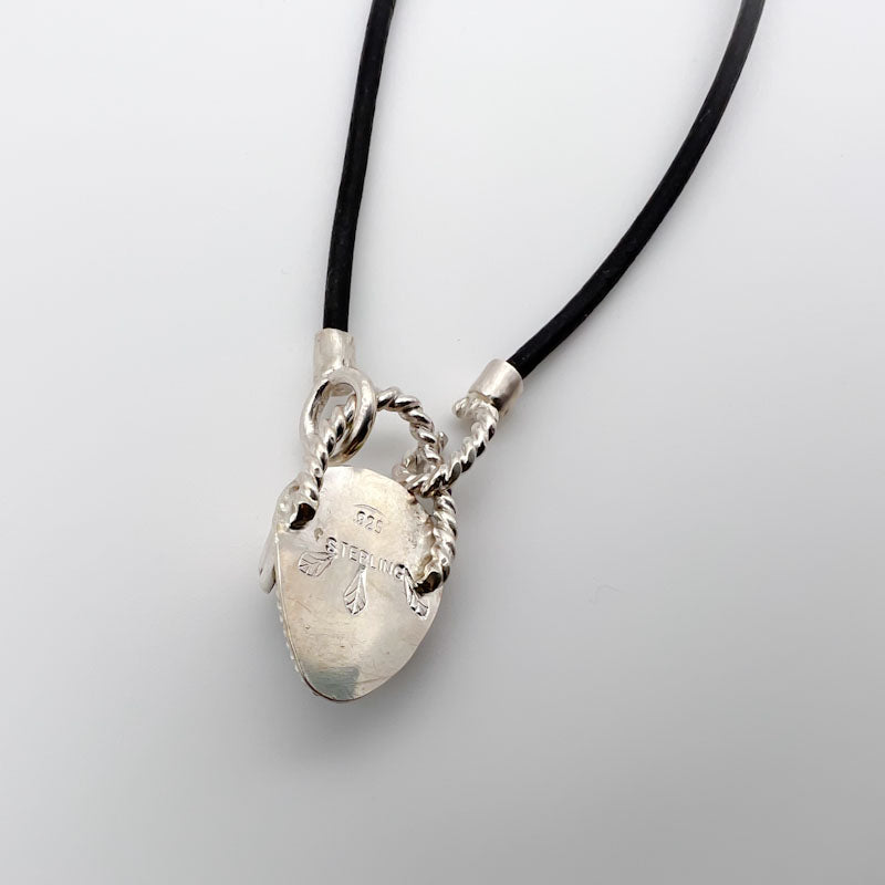 Slight of Hands - Sterling Silver Variscite Pendant