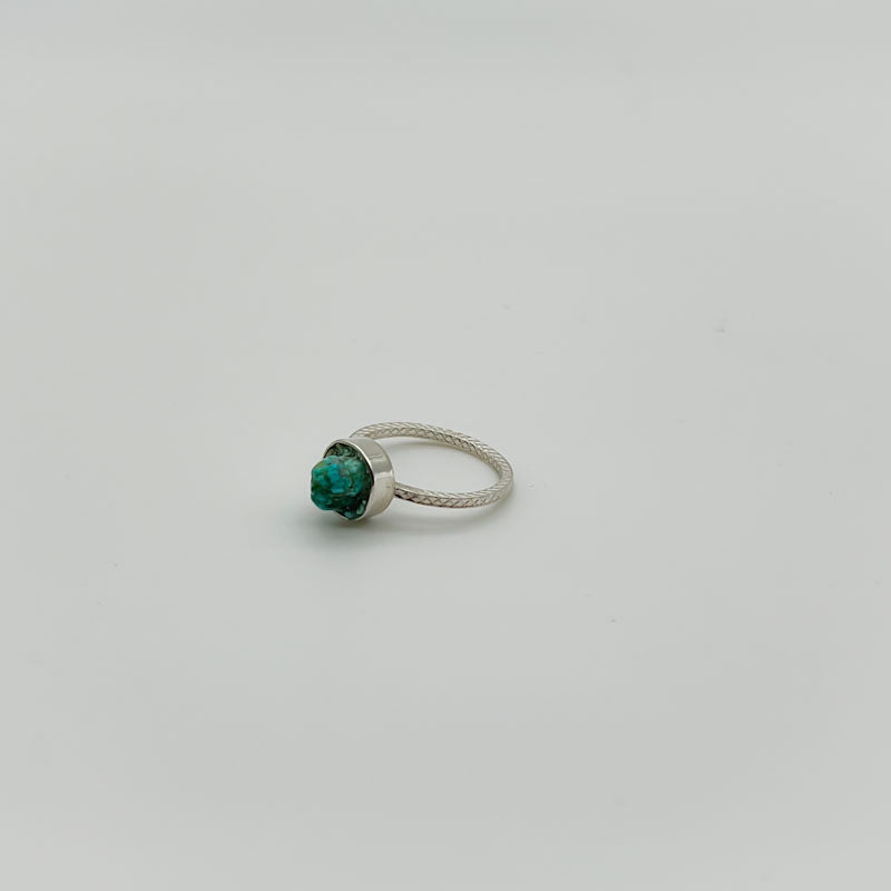 Turquoise Nugg - Sterling Silver Ring