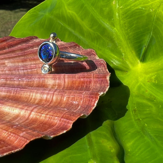 Blue Skies Ahead - Sterling Silver Ring