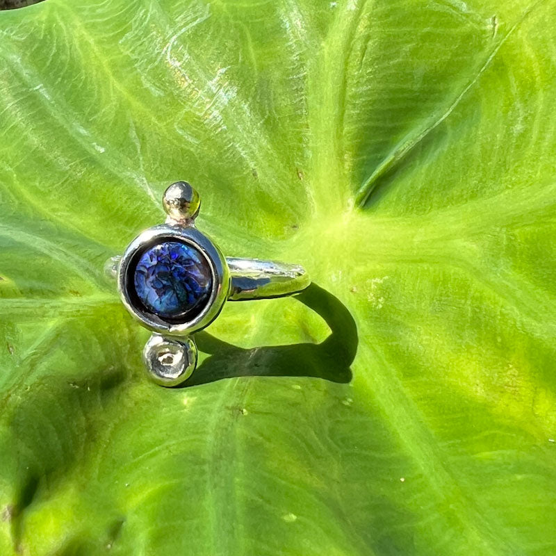 Blue Skies Ahead - Sterling Silver Ring