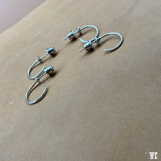 Hug Me - Sterling Silver Earrings