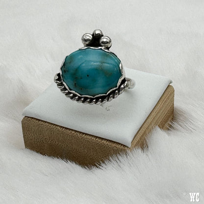In The Details - Sterling Silver Turquoise Ring