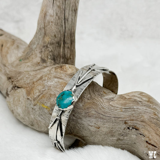 What Direction? - Sterling Turquoise Bracelet