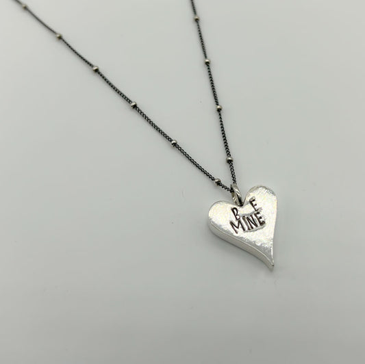 Be Mine - Sterling Silver Heart Necklace