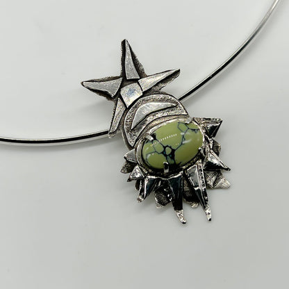 Star-Moon-Sun - Sterling Silver Necklace