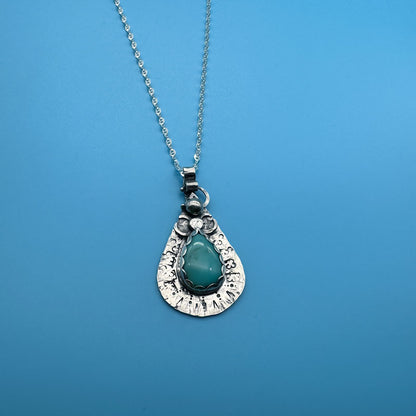 Stampede - Sterling Silver Turquoise Necklace