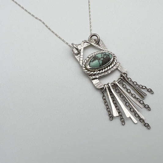 On the Fringe - Sterling Silver Necklace