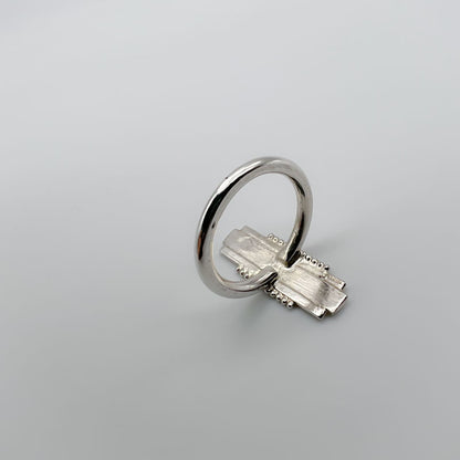 Walk The Line Ring - Sterling Silver Ring