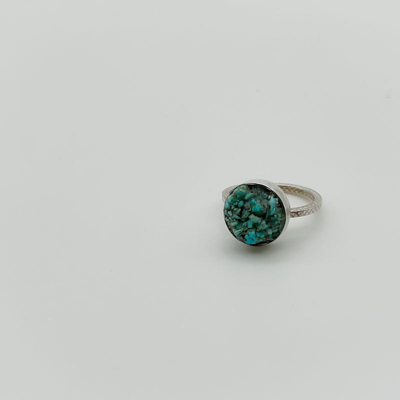 Turquoise Nugg - Sterling Silver Ring