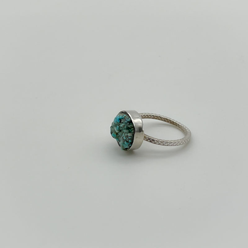 Turquoise Nugg - Sterling Silver Ring