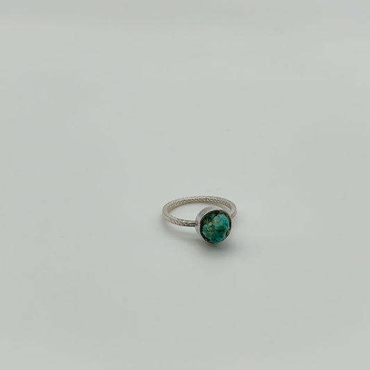 Turquoise Nugg - Sterling Silver Ring