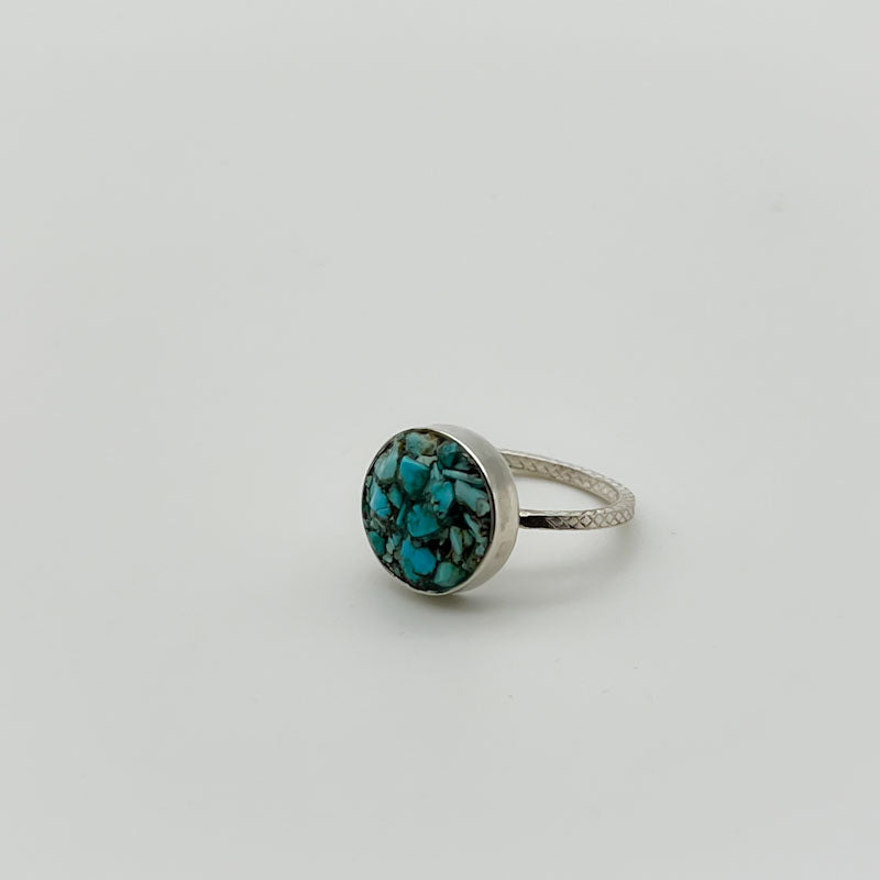 Turquoise Nugg - Sterling Silver Ring