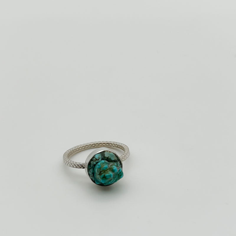 Turquoise Nugg - Sterling Silver Ring