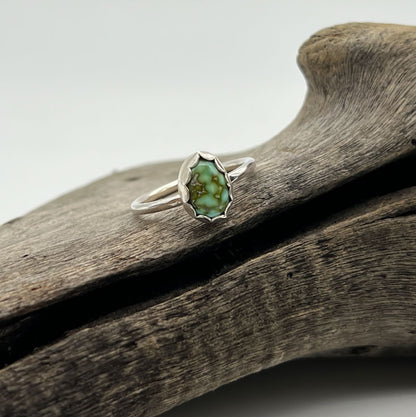 Googly for Turquoise - Sterling Silver Ring