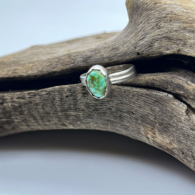 Googly for Turquoise - Sterling Silver Ring