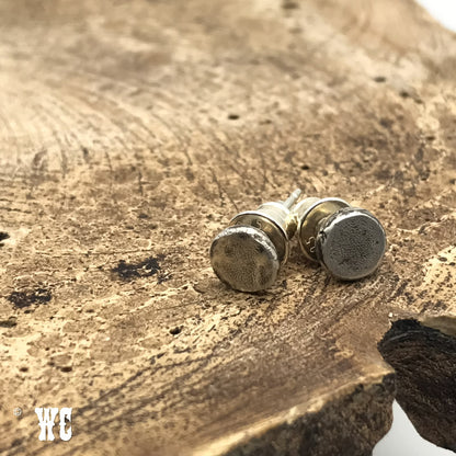 Split Pair - Sterling Silver Stud Earrings