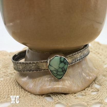 Memoir - Variscite + Sterling Silver Bracelet