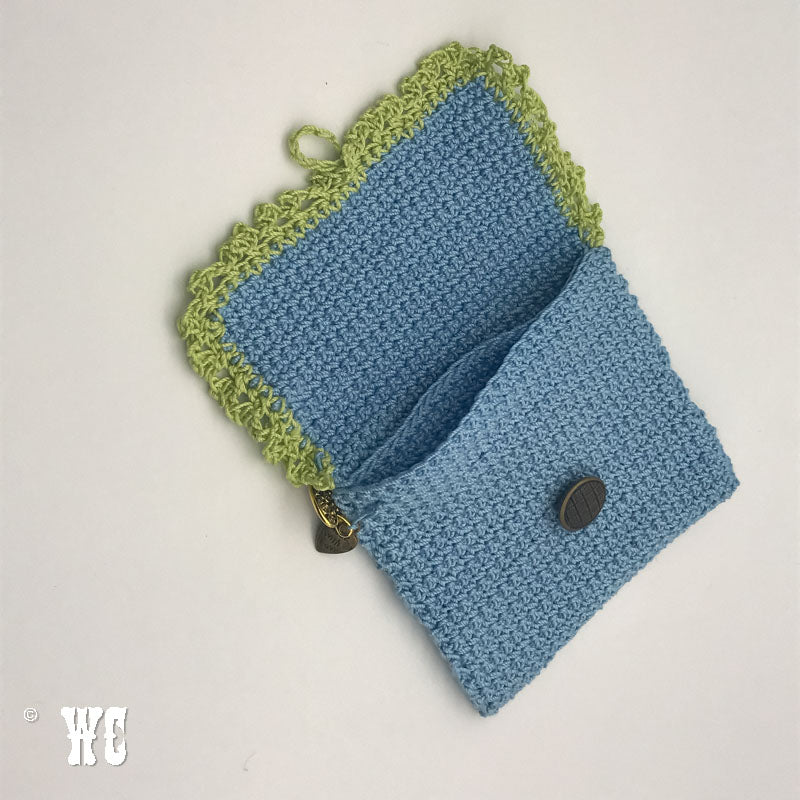 Hand Crochet Wallet Style Pouch