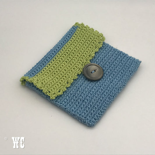 Hand Crochet Wallet Style Pouch