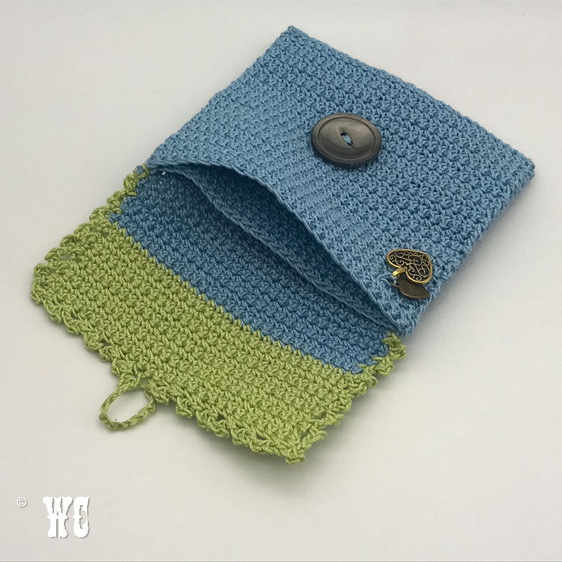 Hand Crochet Wallet Style Pouch