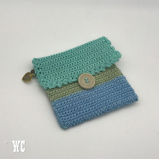 Hand Crochet Wallet Style Pouch