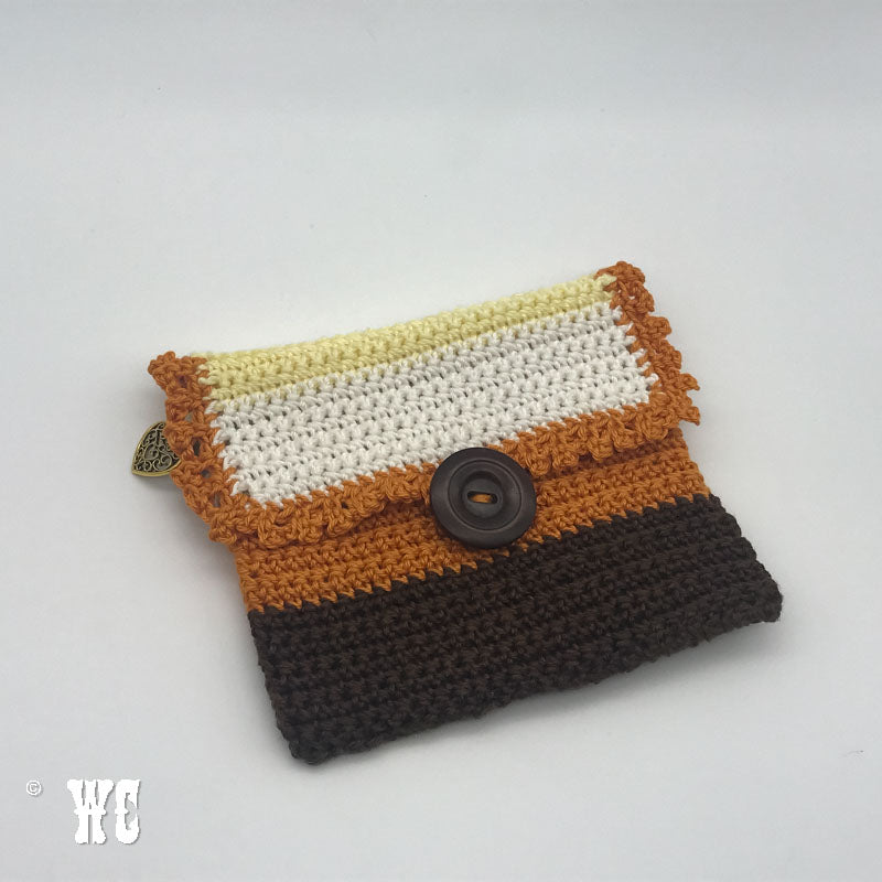 Hand Crochet Wallet Style Pouch