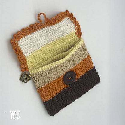 Hand Crochet Wallet Style Pouch