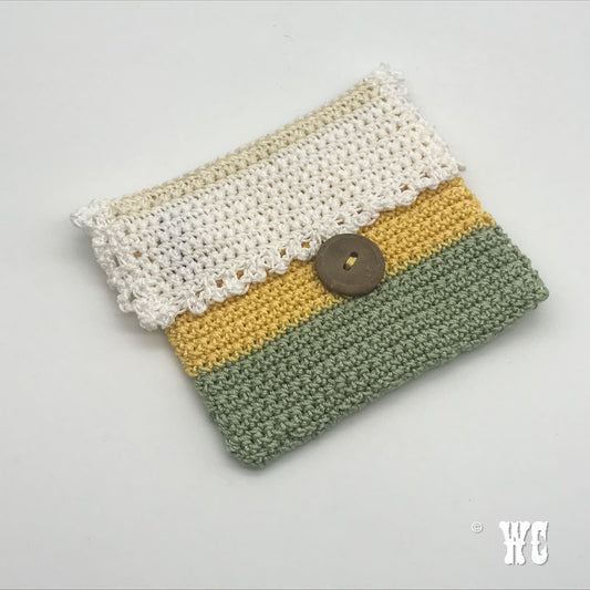 Hand Crochet Wallet Style Pouch