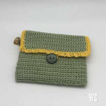 Hand Crochet Wallet Style Pouch