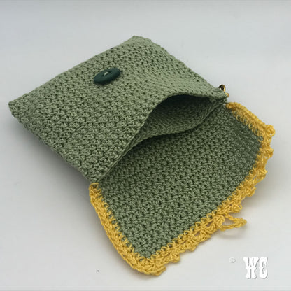 Hand Crochet Wallet Style Pouch