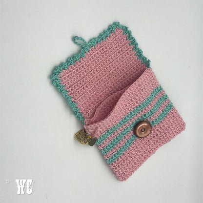 Hand Crochet Wallet Style Pouch