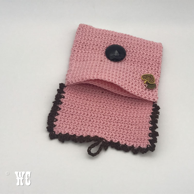 Hand Crochet Wallet Style Pouch