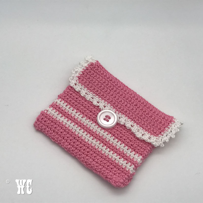 Hand Crochet Wallet Style Pouch