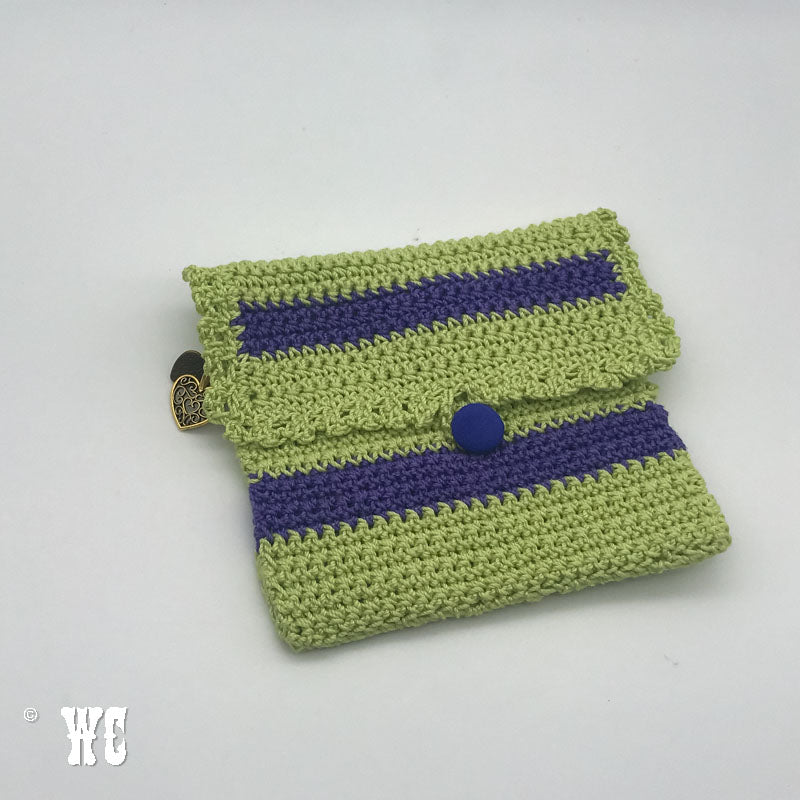 Hand Crochet Wallet Style Pouch