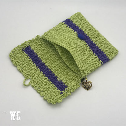 Hand Crochet Wallet Style Pouch