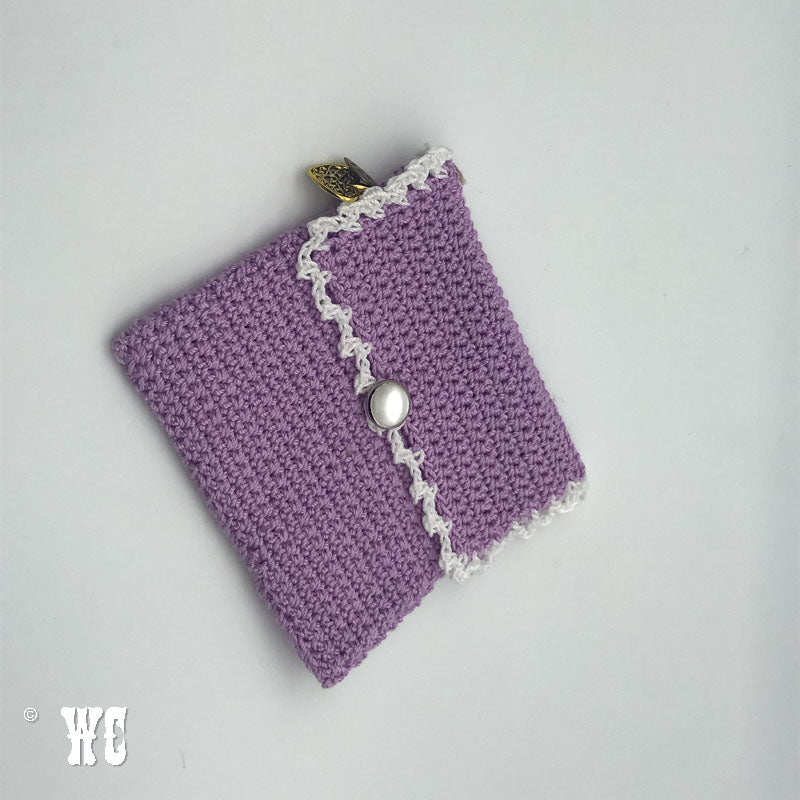 Hand Crochet Wallet Style Pouch