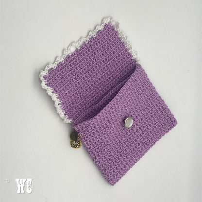 Hand Crochet Wallet Style Pouch