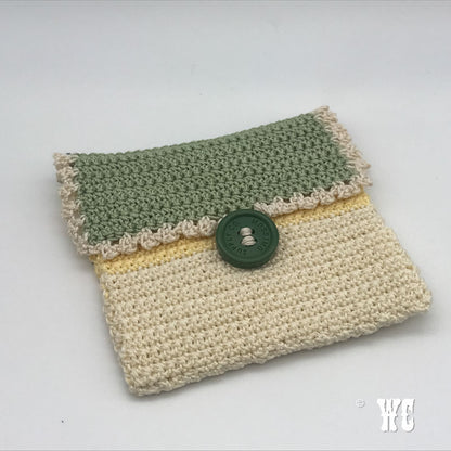 Hand Crochet Wallet Style Pouch