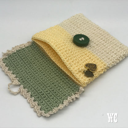 Hand Crochet Wallet Style Pouch