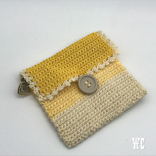 Hand Crochet Wallet Style Pouch