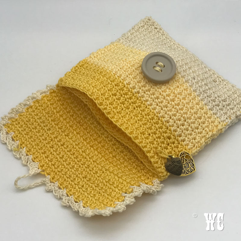 Hand Crochet Wallet Style Pouch