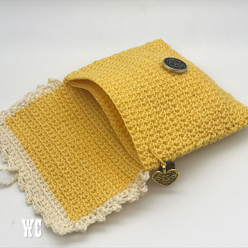 Hand Crochet Wallet Style Pouch