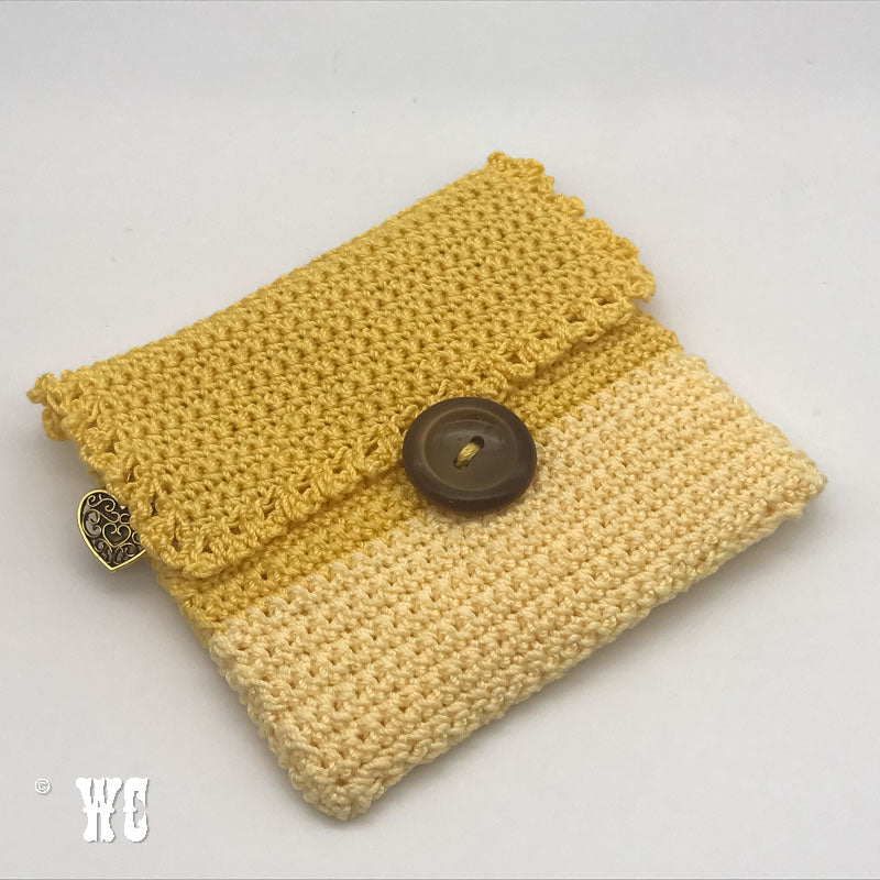 Hand Crochet Wallet Style Pouch