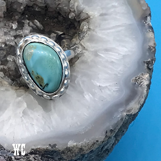 Showdown - Sterling Silver Turquoise Ring