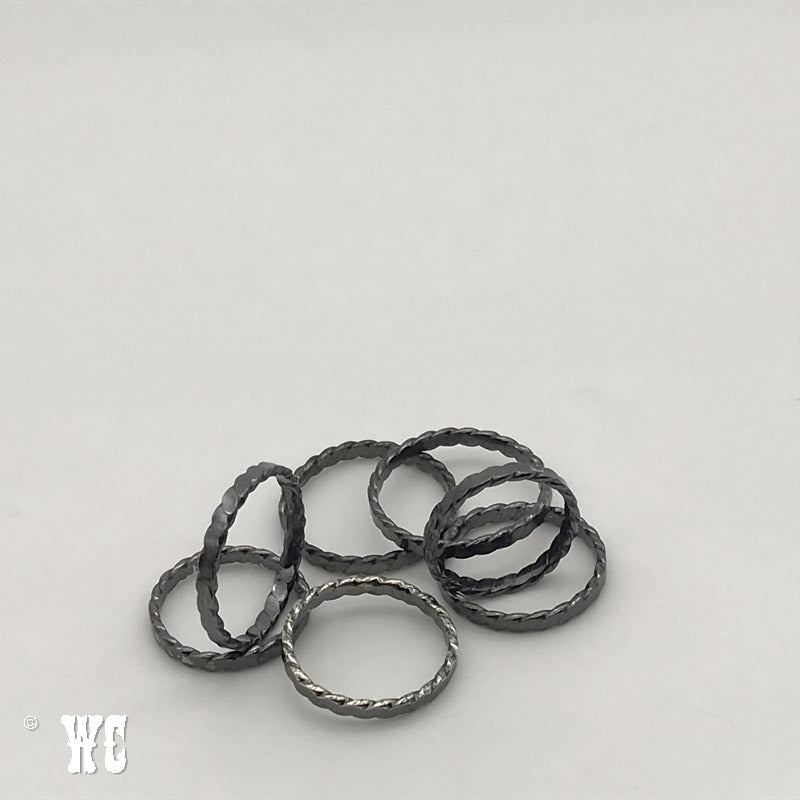 Flat Iron - Sterling Silver Ring Bands